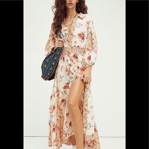 Free People Prairie Punk Shirtdress